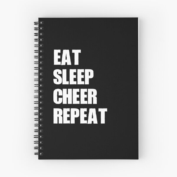 Item preview, Eat Sleep Cheer Repeat Cheerleading Gift  designed and sold by LADistrictGarb.
