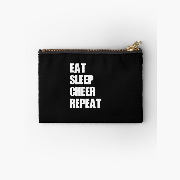 Item preview, Eat Sleep Cheer Repeat Cheerleading Gift  designed and sold by LADistrictGarb.