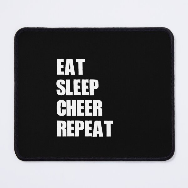 Item preview, Eat Sleep Cheer Repeat Cheerleading Gift designed and sold by LADistrictGarb.