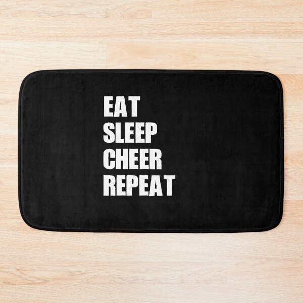 Item preview, Eat Sleep Cheer Repeat Cheerleading Gift  designed and sold by LADistrictGarb.