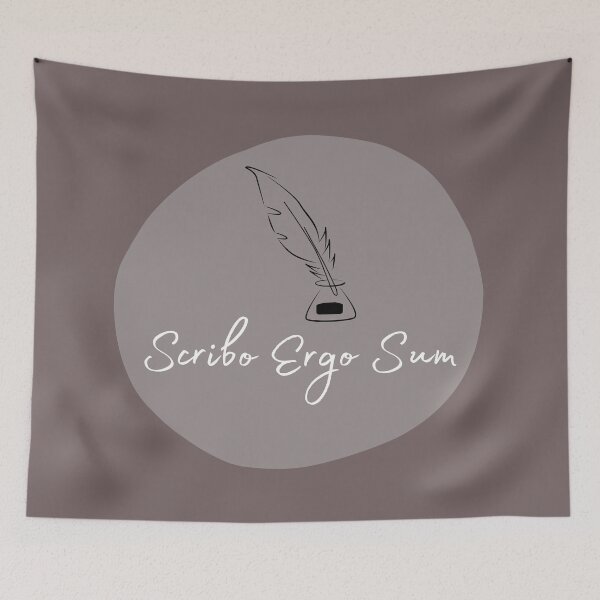 Item preview, Scribo Ergo Sum (I Write, Therefore I Am) designed and sold by PrintCutScore.