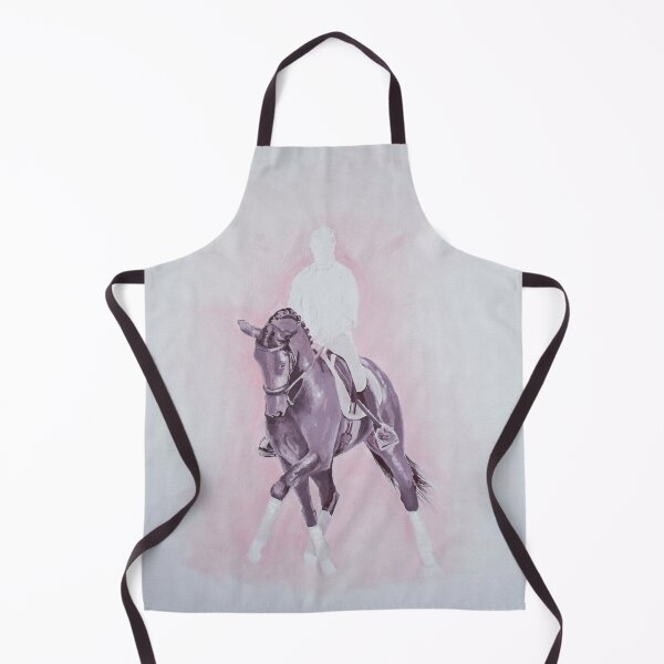 Item preview, Horse Dressage Horse in Plum and Pink designed and sold by Kathysartroom.