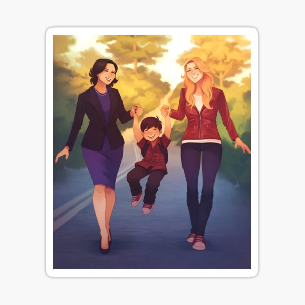 A perfect family Sticker