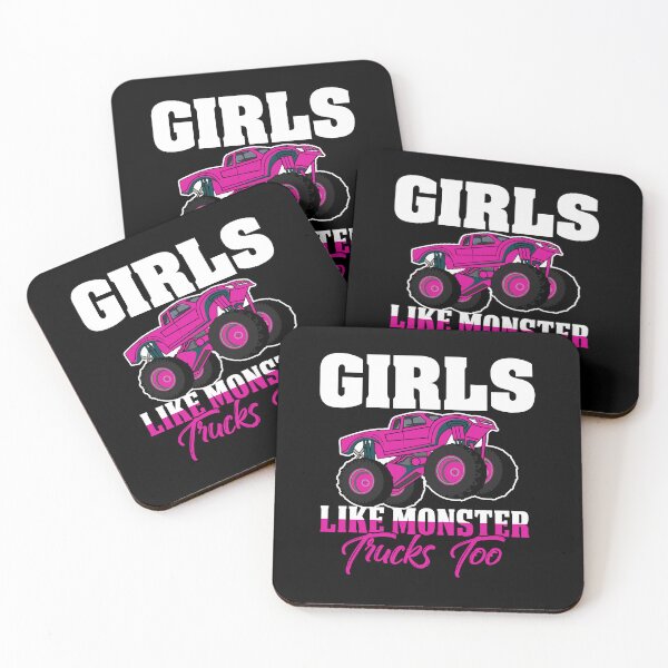 Item preview, Girls Like Monster Trucks Too Car Lover designed and sold by shopx8.
