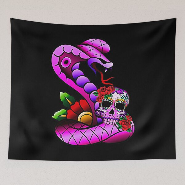 Item preview,   Snake Skull Tattoo  designed and sold by Gothic Fantasy.