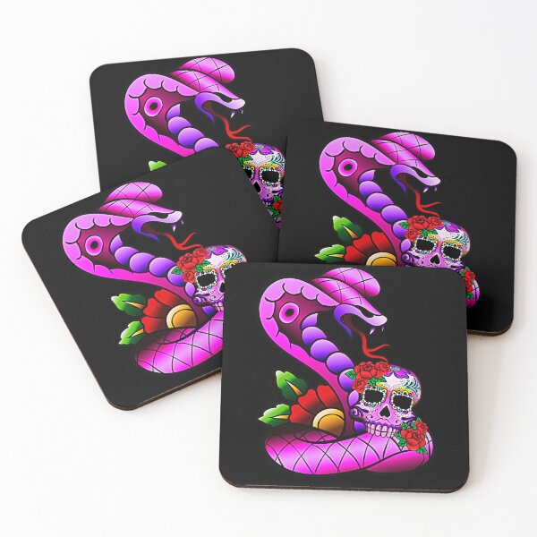 Item preview,   Snake Skull Tattoo  designed and sold by Gothic Fantasy.