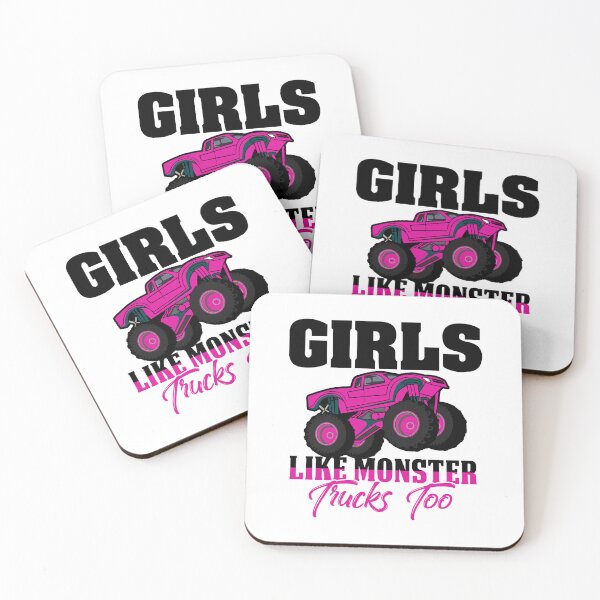 Item preview,  Girls Like Monster Trucks Too Car Lover designed and sold by shopx8.