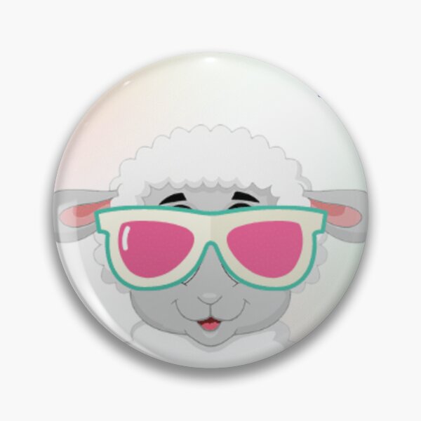 Item preview, ADORABLE BABY LAMB WITH SUNGLASES - CUTE SHEEP designed and sold by MrCreativeArts.