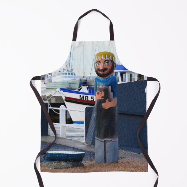 Item preview, Scallop fishermen and woman bollards, Geelong, Victoria, Australia designed and sold by FranWest.