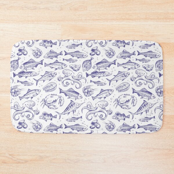 Item preview, fish and sea animals pattern designed and sold by Proud Pro Gifts.
