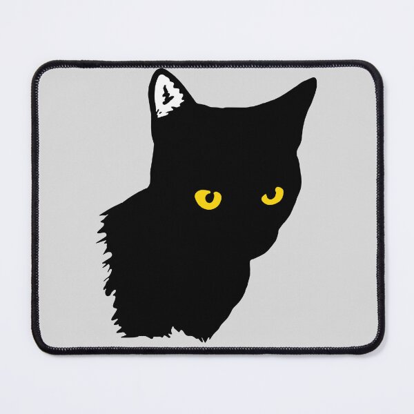 Item preview, Black Cat with Yellow Eyes designed and sold by Owlies-Barn.