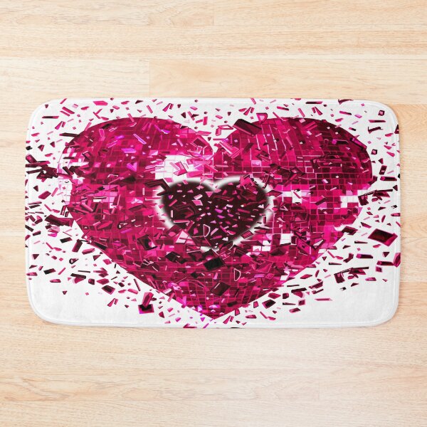 Item preview, Shattered Pink Magenta Disco Heart designed and sold by Deborah Camp.