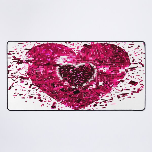 Item preview, Shattered Pink Magenta Disco Heart designed and sold by Deborah Camp.