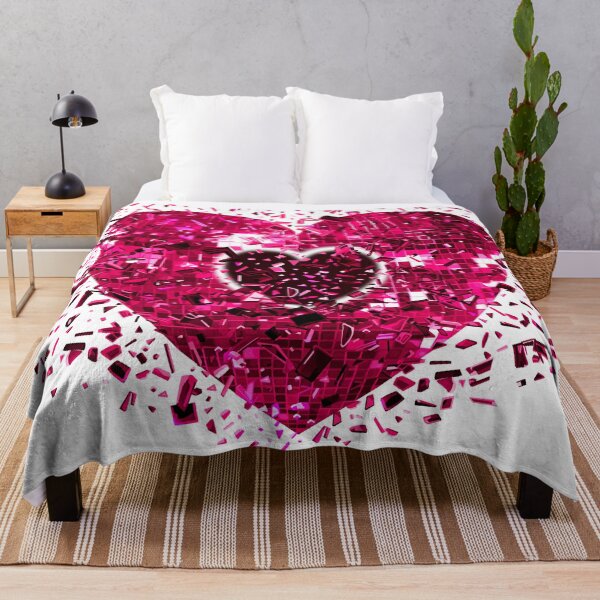Item preview, Shattered Pink Magenta Disco Heart designed and sold by Deborah Camp.