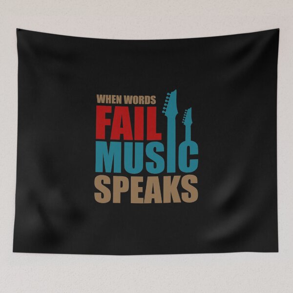 Item preview, When words fail music speaks designed and sold by D3monic.