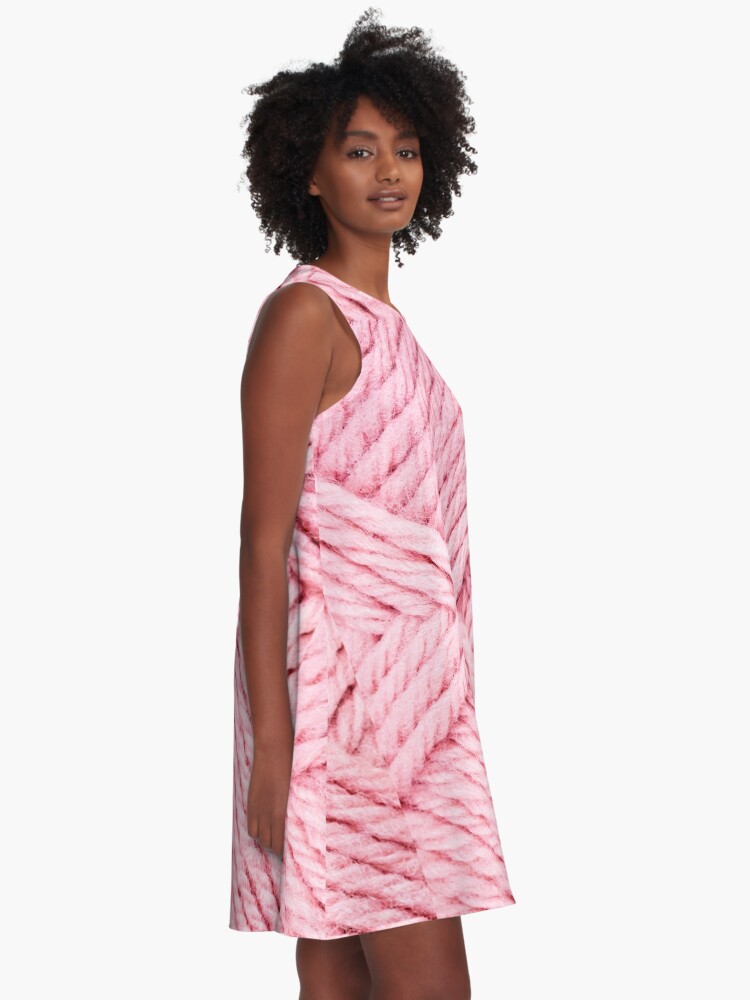 Alternate view of Pink Yarn A-Line Dress