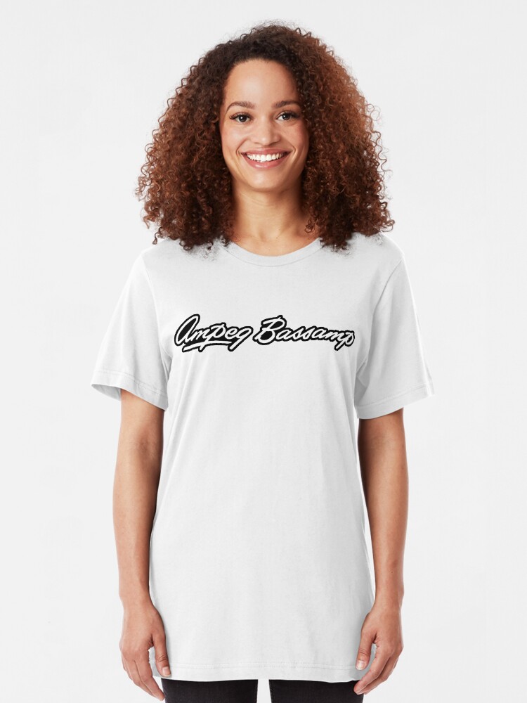 Bass Player Guitar Womens Baseball Top Bass Head
