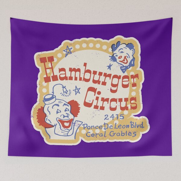 Item preview, Hamburger Circus designed and sold by Obscura Tee.
