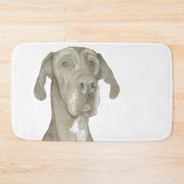 Artikelvorschau, Deutsche Dogge, Deutscher Mastiff, Deutsche Dogge, Hund, Aquarellporträt entworfen und verkauft von L'Atelier Oranjade.