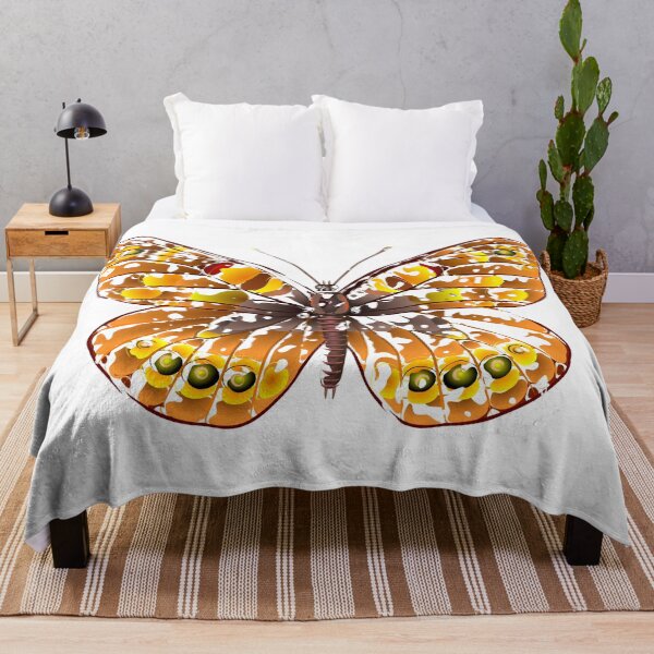 Item preview, Yellowish brown tropical butterfly designed and sold by Elonium.