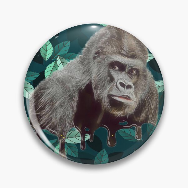 Item preview, Gorila Primate Ape Wildlife Africa Urban designed and sold by katloganusa.