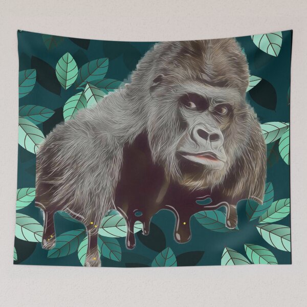 Item preview, Gorila Primate Ape Wildlife Africa Urban designed and sold by katloganusa.