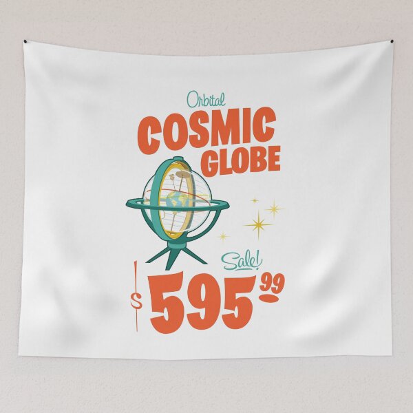Item preview, Cosmic Globe Poster designed and sold by BeachouseShop.