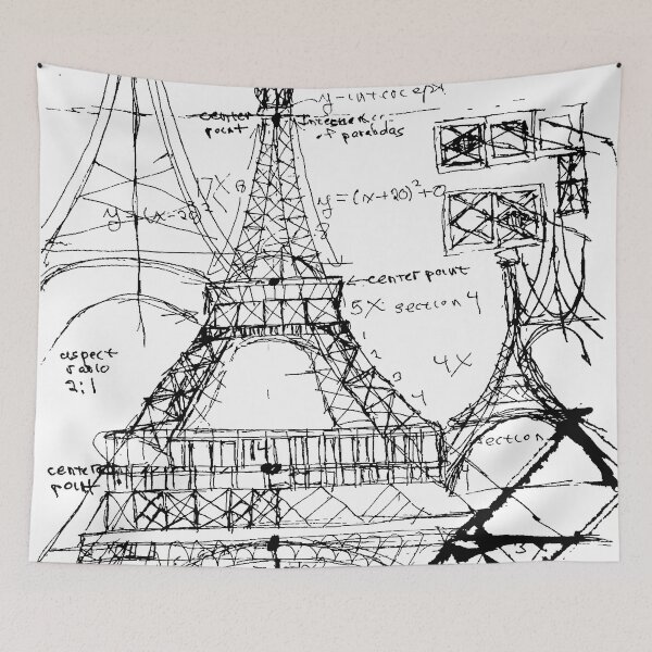 Item preview, Mathematica Eiffel Tower .... From TeresaTown at Redbubble, Winter 2022 designed and sold by Mark Stansberry.
