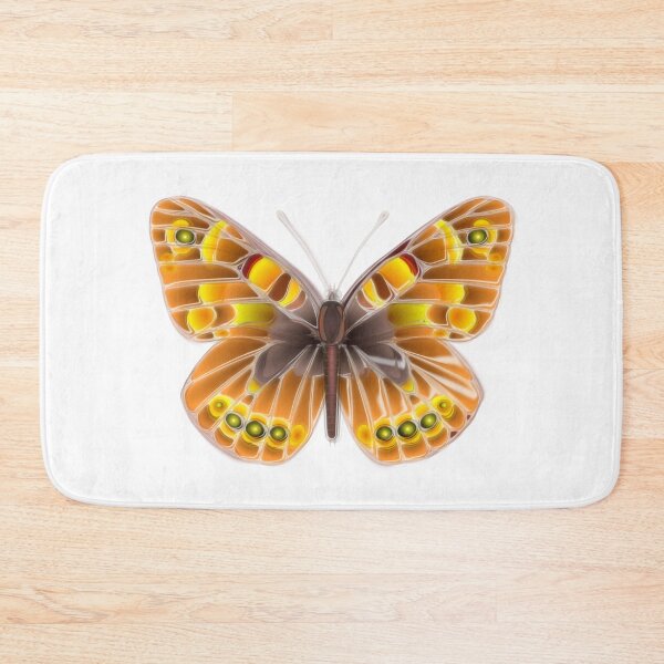 Item preview, Yellowish brown tropical butterfly designed and sold by Elonium.