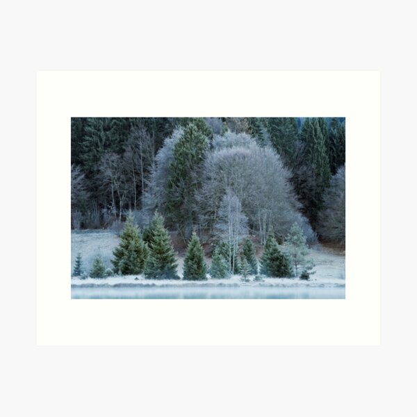 Autumn can be cold Art Print