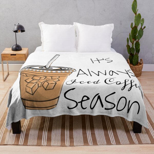Item preview, It's Always Iced Coffee season designed and sold by ParaGraphix.