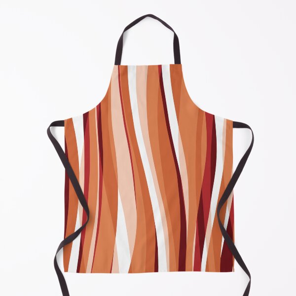Artikelvorschau, Abstract Waves Stripes Pattern #2 Autumn Tones entworfen und verkauft von bubblyshades.