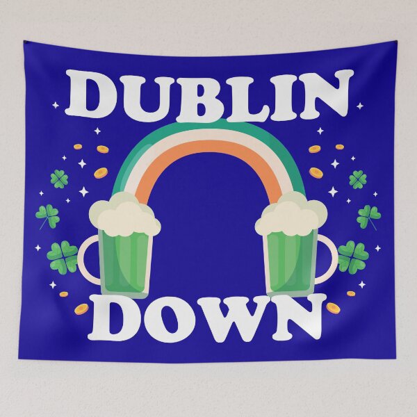 Item preview, Saint Patrick's Day Dublin Down FUNNY Green Beer St Pattys Day Irish Pun designed and sold by originalsusie.