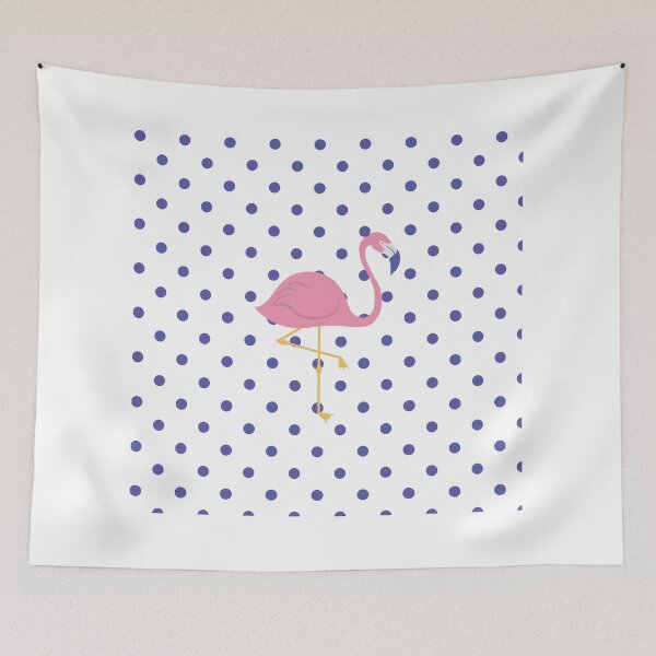 Item preview,  Purple Polka Dot Flamingo designed and sold by The-Chic-Peach.