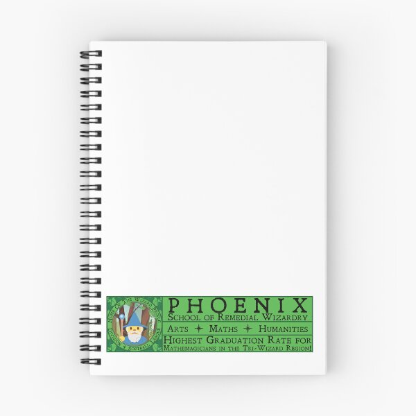 Item preview, Phoenix School of Remedial Wizardry designed and sold by CatBagz.