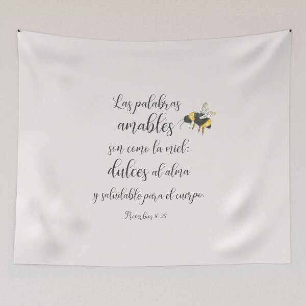 Item preview, Proverbios 16:24, Spanish Bible Verse designed and sold by Aryam Quotes.