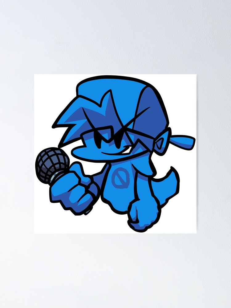 Friday Night Funkin Boyfriend Ghost Sticker Friday Night Funkin Characters Friday Night Funkin Ghost Boyfriend Friday Night Funkin Bf Ghost Poster For Sale By Imed91 Redbubble