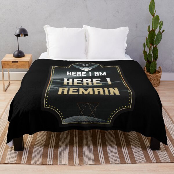 Item preview, Here I Am Here I Remain-Dune Quote-House Atreides designed and sold by YomeHayin.