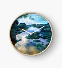 Secret Beach Waves 2015 Clock
