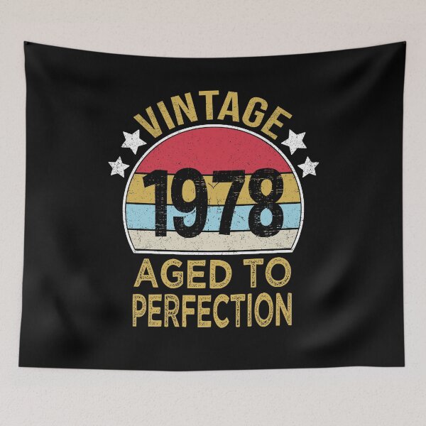 Item preview, Born 1978 Birthday Old Gift Vintage 1978 Funny for Birthday designed and sold by nmichom.