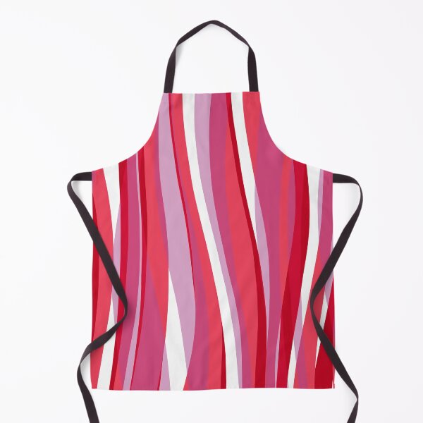 Artikelvorschau, Abstract Waves Stripes Pattern #4 Fluorescent Pink entworfen und verkauft von bubblyshades.