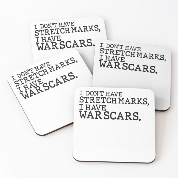 Item preview, I Dont Have Stretch Marks, I Have War Scars Gym Rat Motivational Quote designed and sold by AritraSur.