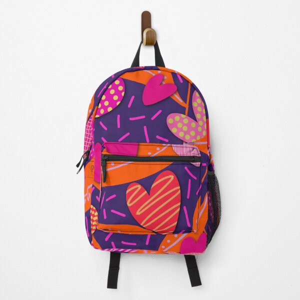 Item preview, Vibrant Modern Pink Heart Pattern designed and sold by Playful Pixel Designs.