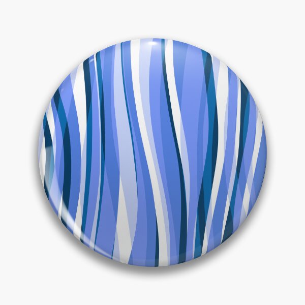 Artikelvorschau, Abstract Waves Stripes Pattern #5 Fluorescent Blue entworfen und verkauft von bubblyshades.
