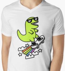 Rad Rex Men's V-Neck T-Shirt