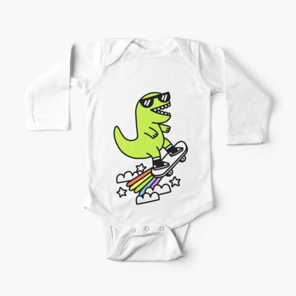 Rad Rex Long Sleeve Baby One-Piece
