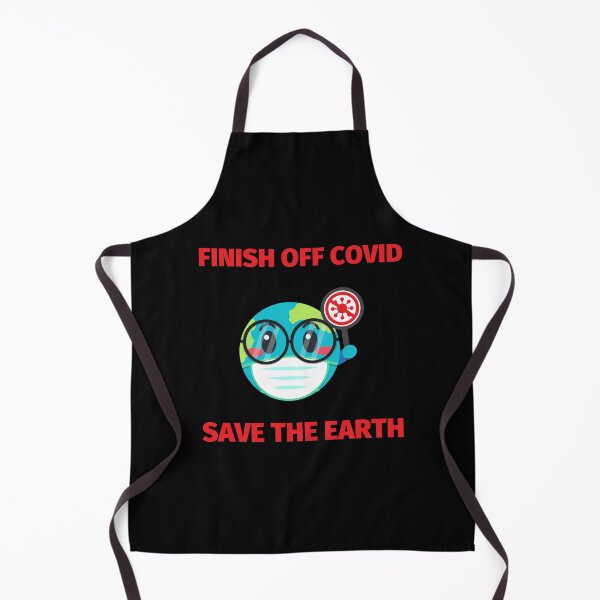 Item preview, finish off covid save the earth - covid 19 designed and sold by saytinh.