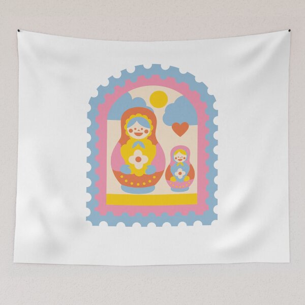 Item preview, Cute Aesthetic Adorable Y2K 2000s Russian Matryoshka Stacking Doll designed and sold by shopY2K.