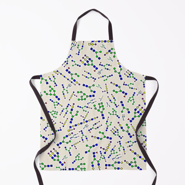Item preview, Sugary Glycan Swirl - Ecru Background designed and sold by Artsy-Chemist.