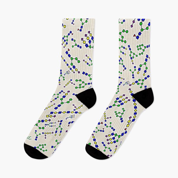 Item preview, Sugary Glycan Swirl - Ecru Background designed and sold by Artsy-Chemist.